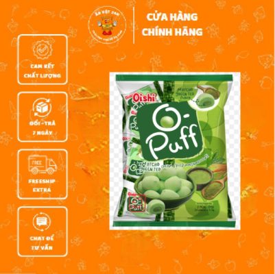 Hương Vị Matcha và Kẹo Nhân Xốp Oishi O-Puff